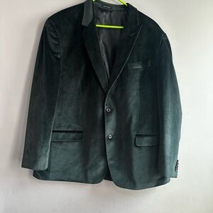 Sean John Dark Green Velvet Blazer